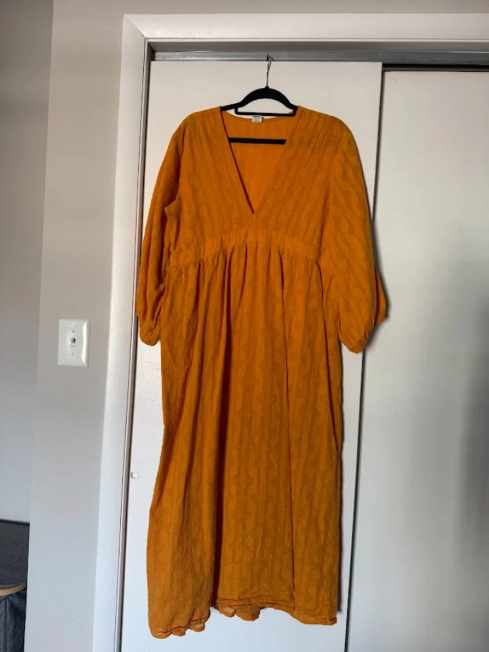 ROVE Alma Midi Dress Marigold Cotton - US 12 - Picture 7 of 8